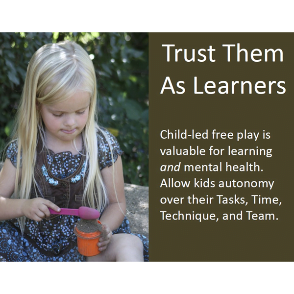 Trust Them As Learners Poster Download